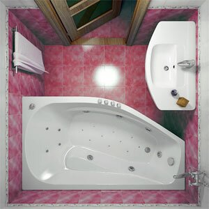 Фото акриловой ванны в интерьере ванной